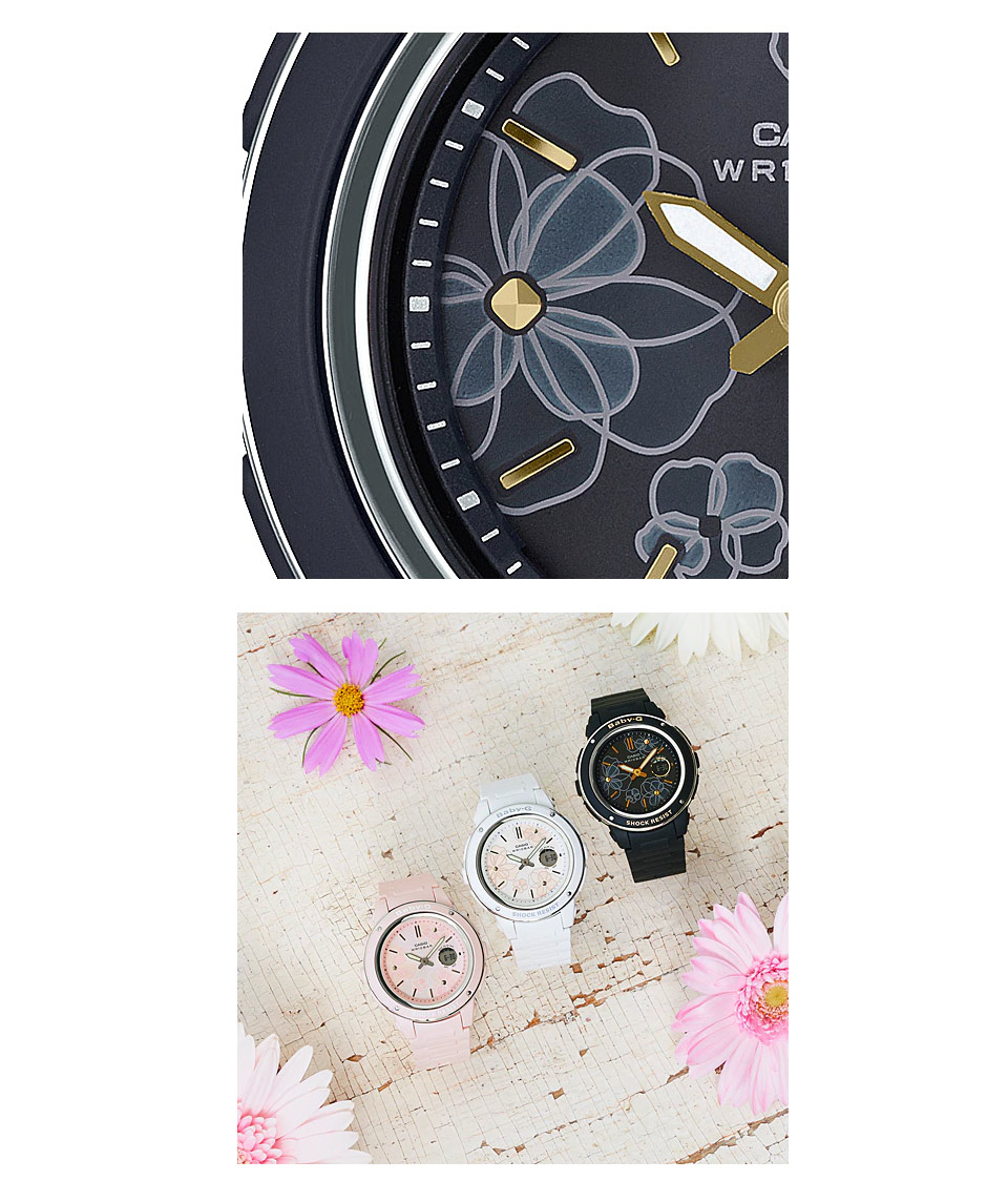 baby g floral watch