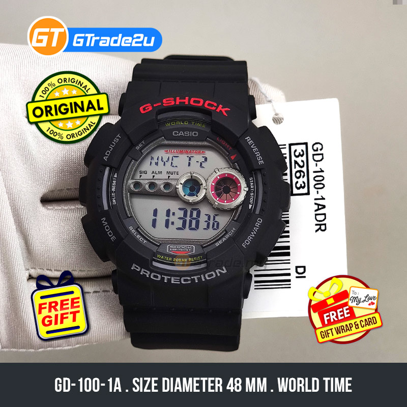 Casio G-Shock Men GD-100-1A GD100-1A 