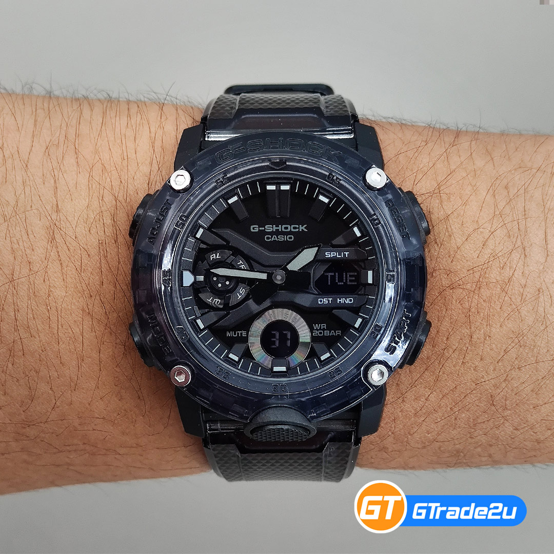 Casio GShock Men GA2000SKE8A GA2000SKE8A Analog Digital GA2000 SKE