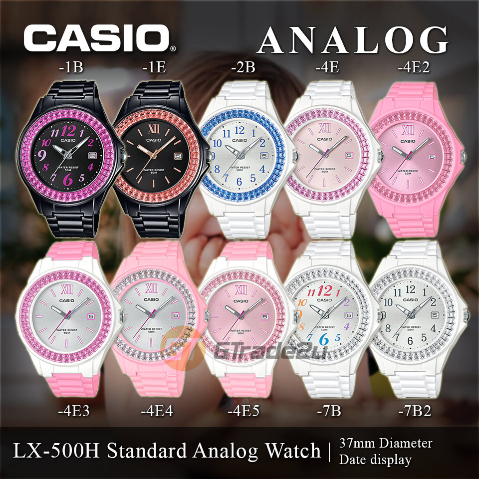 CASIO Ladies Kids Watch Jam Casio Gadis Wanita Kanakkanak LX500H
