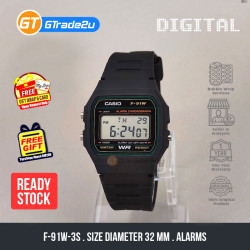 Casio Lejen F91 Hijau